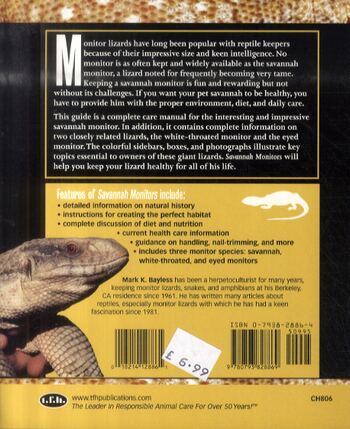 Savannah Monitors - Complete Herp Care (Paperback)
