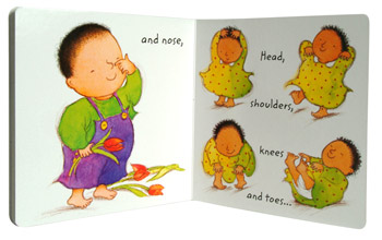 Head, Shoulders, Knees and Toes... - Baby Board Books (Board book)
