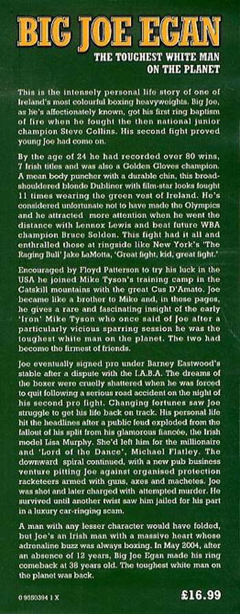 Big Joe Egan: The Toughest White Man on the Planet (Hardback)