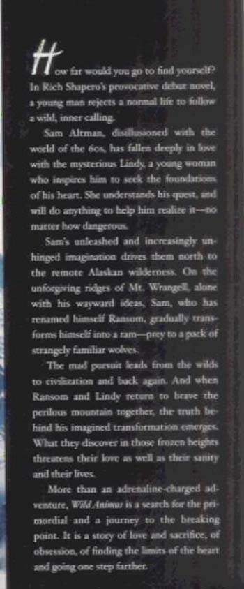 Wild Animus (Hardback)