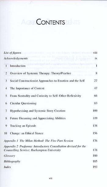 An Introduction to Systemic Therapy with Individuals: A Social Constructionist Approach - Basic Texts in Counselling and Psychotherapy (Paperback)