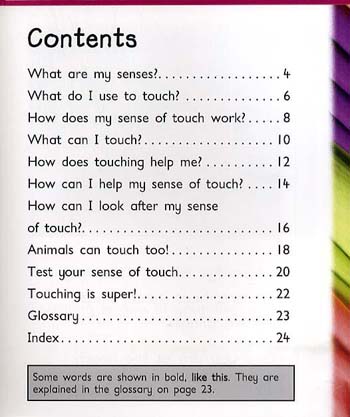 Touching - Read and Learn: Super Senses (Hardback)