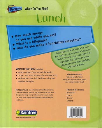 Lunch - Raintree Perspectives: What's On Your Plate? (Hardback)