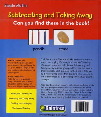 Subtracting - Read and Learn: Simple Maths (Hardback)