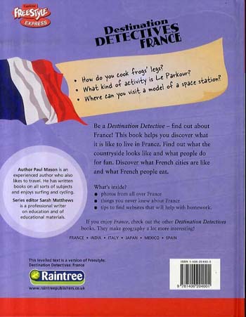 France - Raintree Freestyle Express: Destination Detectives (Hardback)