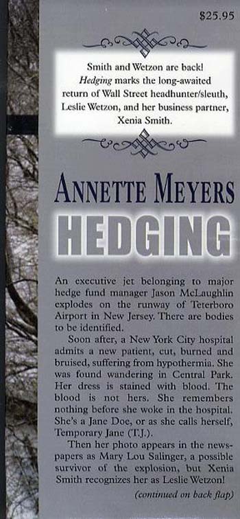 Hedging: A Smith and Wetzon Mystery (Book)