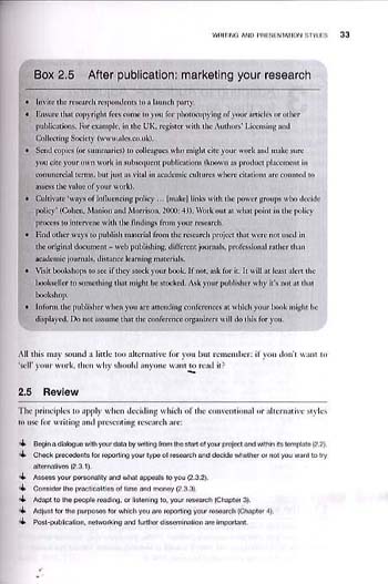 Writing and Presenting Research - Sage Study Skills Series (Paperback)