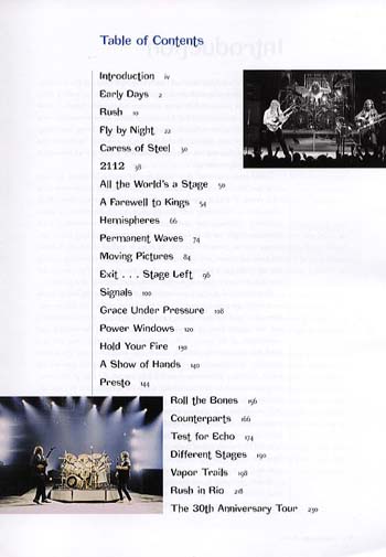 Contents Under Pressure: 30 Years of Rush at Home and Away (Paperback)