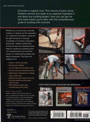 Working with Concrete (Paperback)