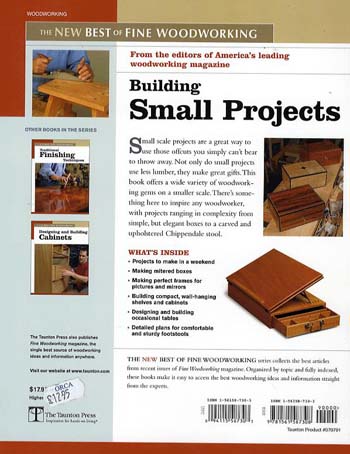 Building Small Projects The New Best Of Fine Woodworking By Fine Woodworking Magazine Waterstones
