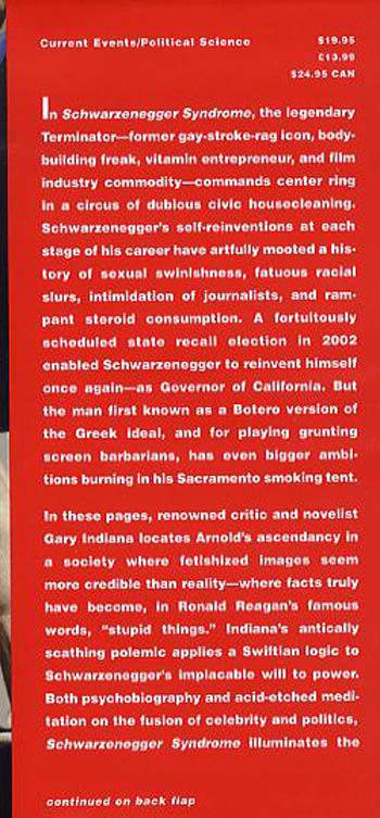 Schwarzenegger Syndrome: Politics and Celebrity in the Age of Contempt (Hardback)