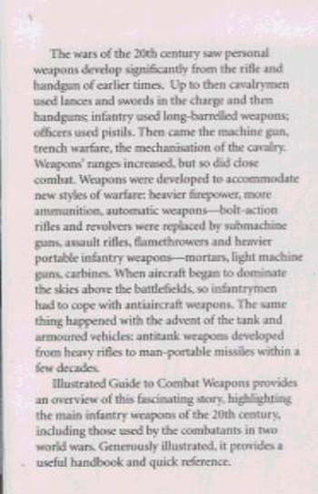 Illustrated Guide to Combat Weapons (Paperback)
