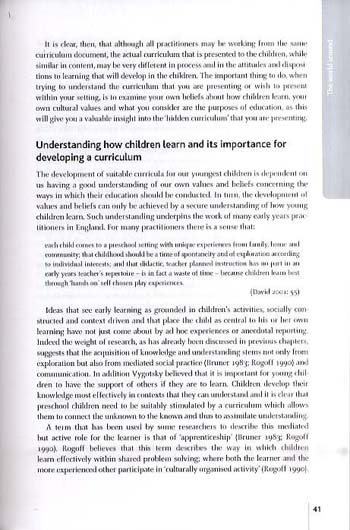Sound Beginnings: Learning and Development in the Early Years (Paperback)