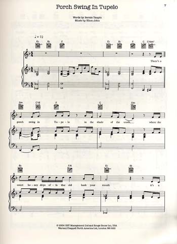 "Peachtree Road": (Piano/vocal/guitar) (Paperback)