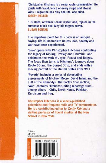 Love, Poverty and War: Journeys and Essays (Paperback)