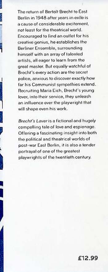 Brecht's Lover (Hardback)