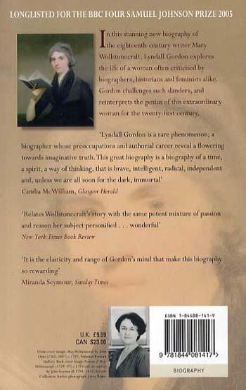 Vindication: A Life Of Mary Wollstonecraft (Paperback)