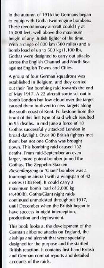 The Battle of Britain 1917: The First Heavy Bomber Raids on England (Hardback)