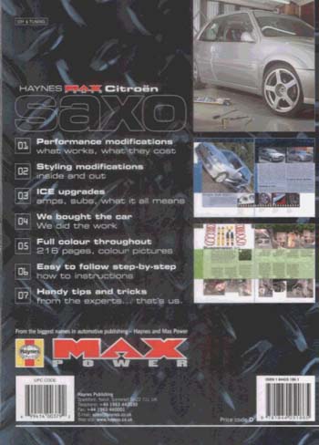 Citroen Saxo: The Definitive Guide to Modifying - Haynes "Max Power" Modifying Manuals S. (Board book)