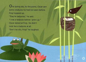 Oscar & The Frog: A Book About Growing (Hardback)