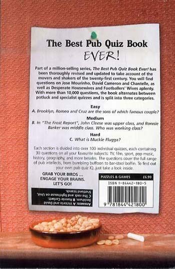 The Best Pub Quiz Book Ever! (Paperback)