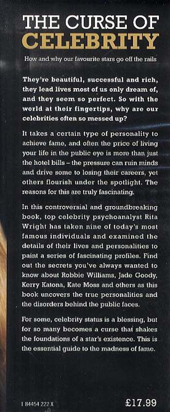 The Curse of Celebrity (Hardback)