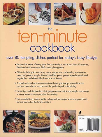The Ten-Minute Cookbook (Paperback)
