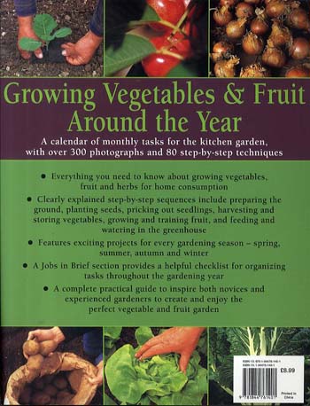 Growing Vegetables and Fruit Around the Year (Paperback)