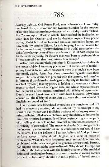 Illustrious Exile: Journal of My Sojourn in the West Indies by Robert Burns Esq (Hardback)