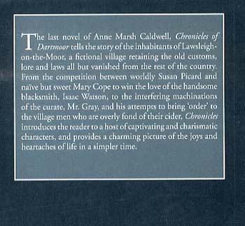 Chronicles of Dartmoor (Paperback)
