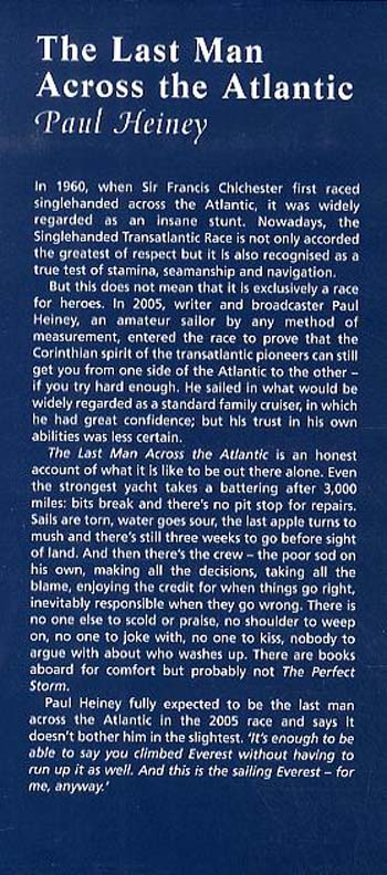 The Last Man Across the Atlantic (Hardback)