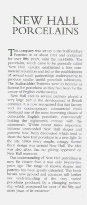 New Hall Porcelains (Hardback)