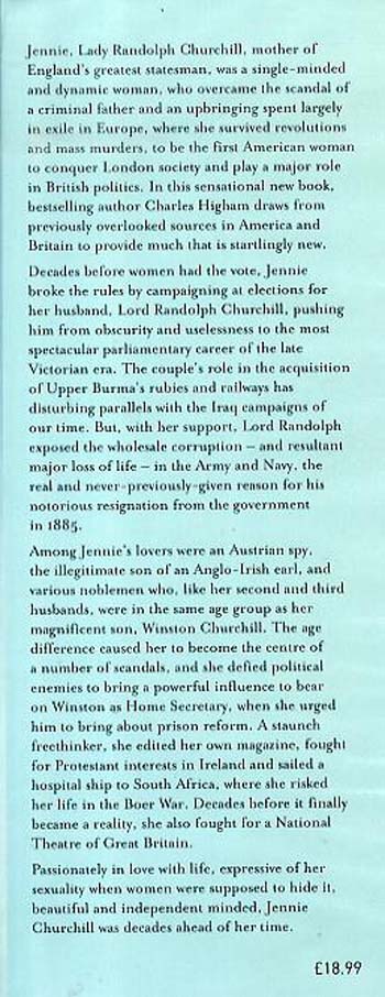 Dark Lady: Winston Churchill's Mother and Her World (Hardback)
