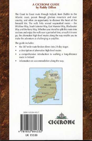 The Irish Coast to Coast Walk: Dublin to Bray Head (Paperback)