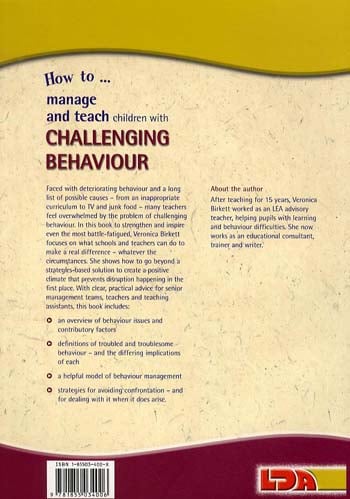 How to Manage and Teach Children with Challenging Behaviour (Paperback)