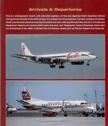 Arrivals and Departures: North American Airlines 1990-2000 (Paperback)
