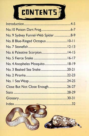 Top Tens: Deadly Creatures (Paperback)