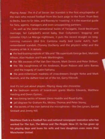 Playing Away: The A-Z of Soccer Sex Scandals (Paperback)