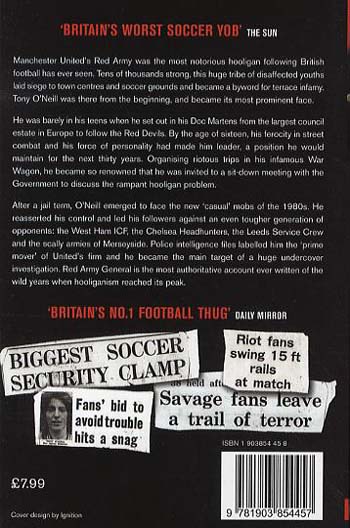 Red Army General: Leading Britain's Biggest Hooligan Firm (Paperback)