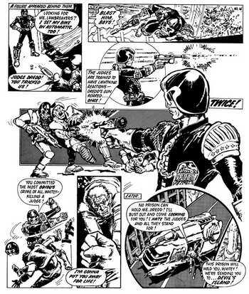 Judge Dredd in America by John Wagner