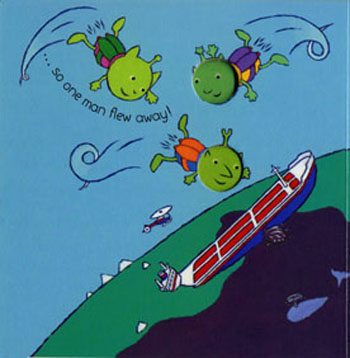 Five Little Men in a Flying Saucer - Classic Books with Holes Soft Cover (Paperback)
