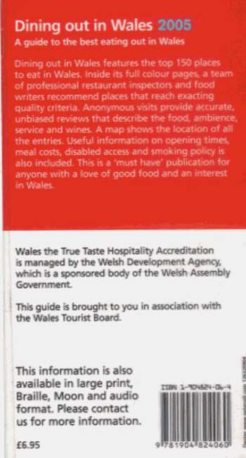 Dining Out in Wales 2005 (Paperback)