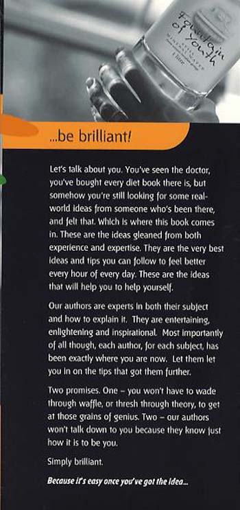 Live Longer: Your Whole Health Route to Longer Life - 52 Brilliant Ideas (Paperback)