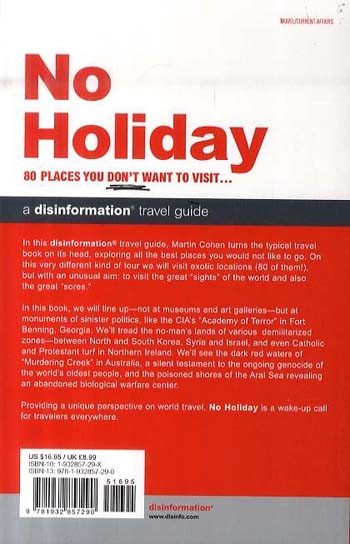 No Holiday: 80 Places You Don't Want to Visit (Paperback)