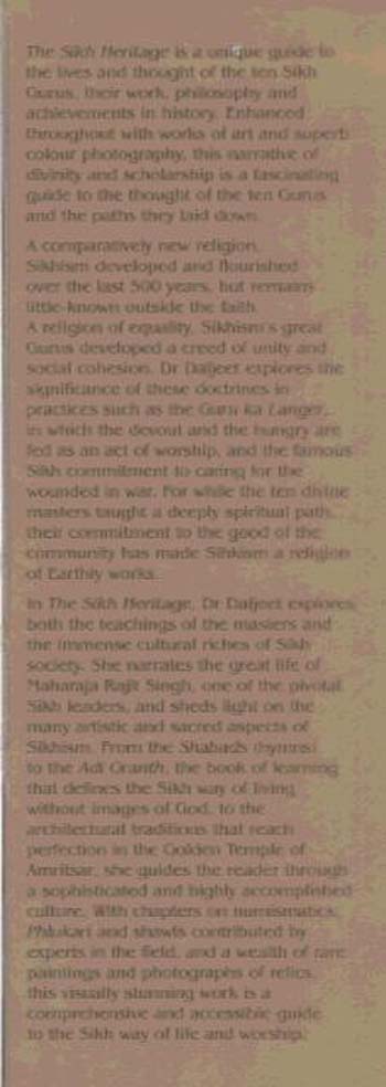 The Sikh Heritage (Hardback)