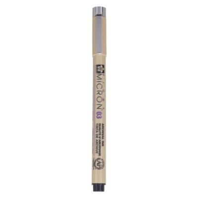 Sakura Pigma Micron Fineliner – Schwarz, 0,35 Mm (wasserfest, Dokumentenecht, Für Skizzen & Lettering)