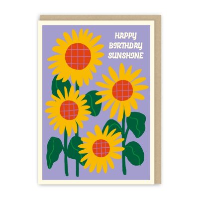 Happy Birthday Sunshine Greeting Card