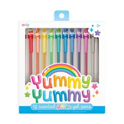 Yummy Scented Glitter Gel Pens X12