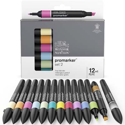 Winsor & Newton Designers Gouache Paint Set, 10 Count(Pack of 1), 10 Colors