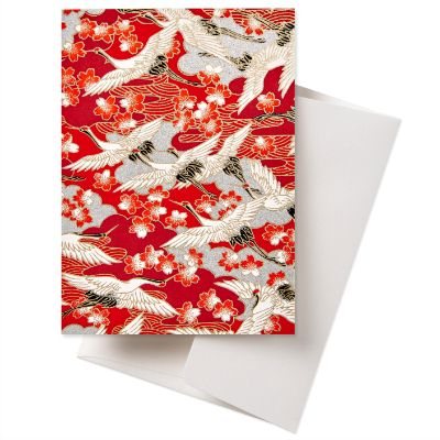 Flying Cranes Red Es092-image